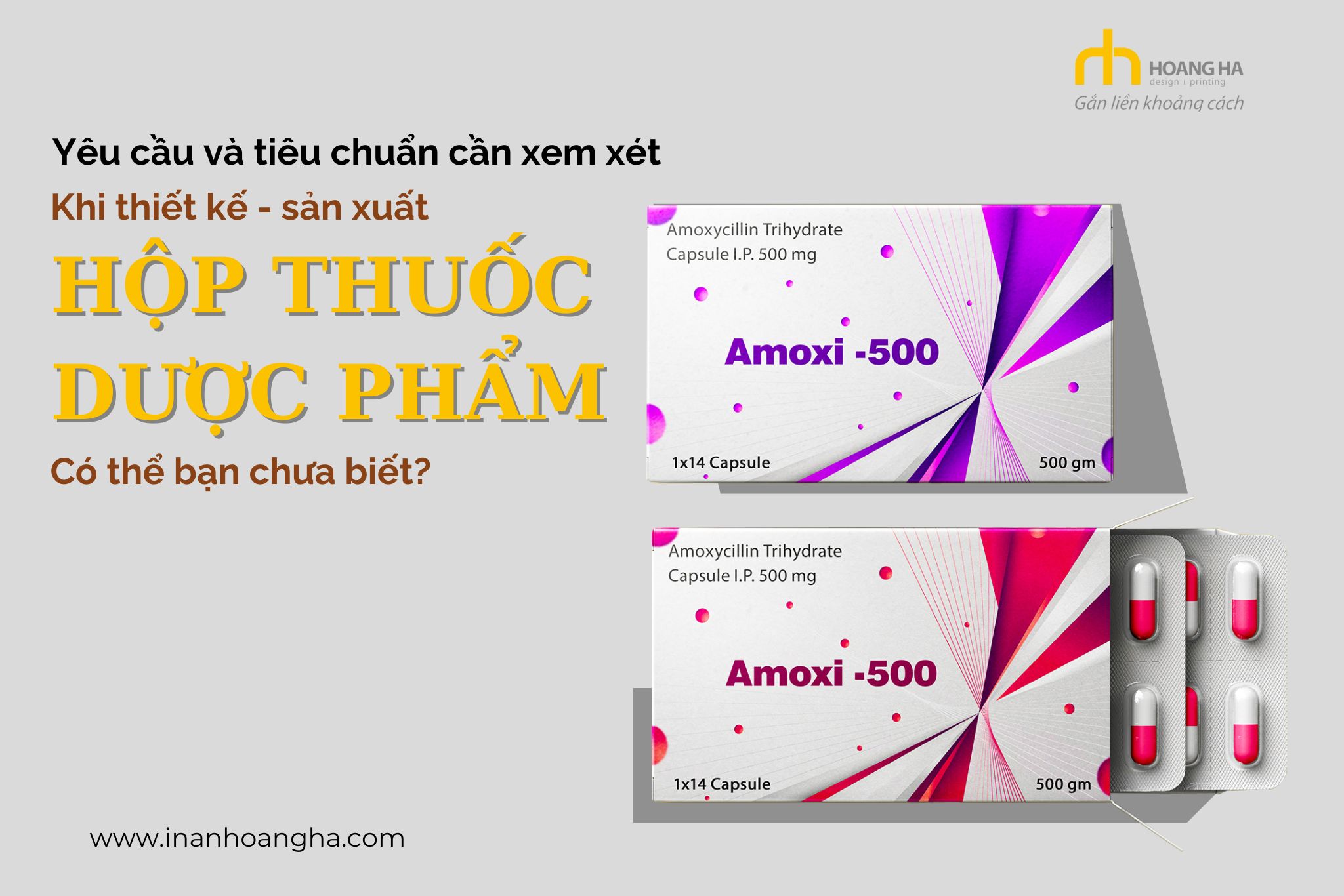 Những Yêu Cầu Và Tiêu Chuẩn Trong Thiết Kế - Sản Xuất Hộp Thuốc, Dược Phẩm Mà Doanh Nghiệp Cần Lưu Ý?