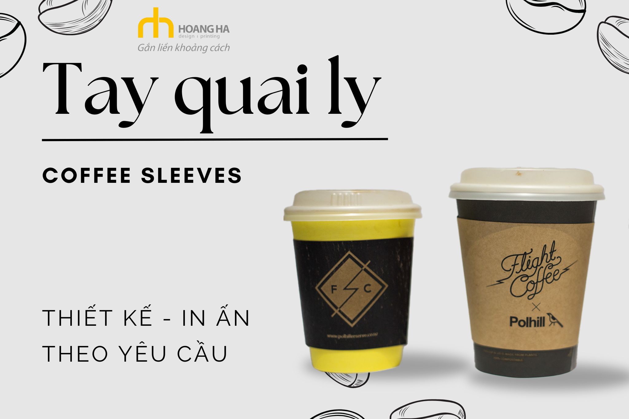 Xây Dựng Thương Hiệu Thân Thiện Với Môi Trường Bằng Tay Quai Ly Coffee (Coffee Sleeves) Tuỳ Chỉnh Có Thể Tái Chế