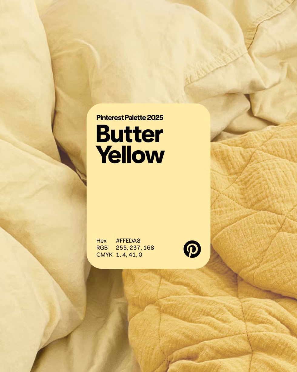 Butter Yellow – Màu vàng bơ mang lại cho người nhìn cảm giác nhẹ nhàng, mềm mại